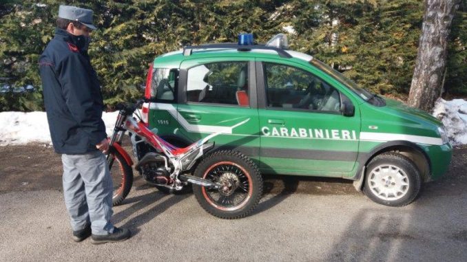 foto cc forestali per moto