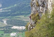 Scalatore sul Monte Cengio (foto d'archivio)