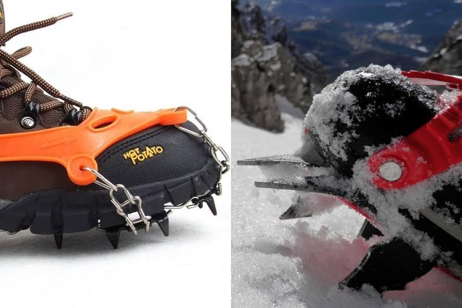 Andare in montagna con la neve: ramponi o ramponcini? - L'Eco