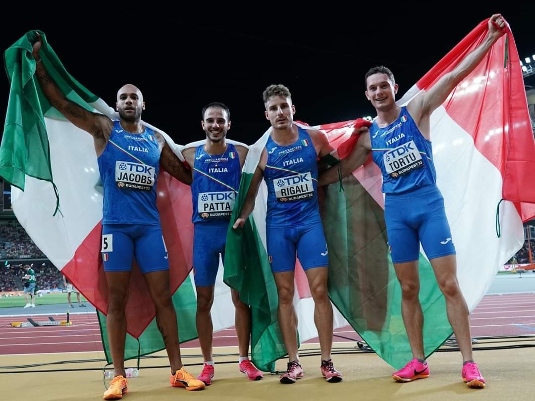 Mondiali di Atletica medaglia d'argento per la staffetta 4x100 maschile L'Eco Vicentino