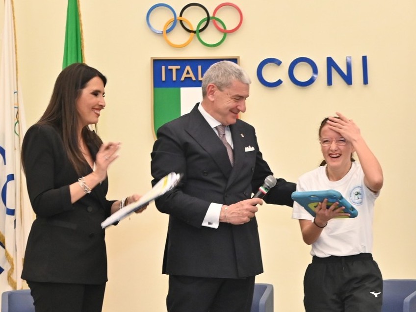 Sport e integrazione, premata a Roma la 14enne Anna Gasparella: 
