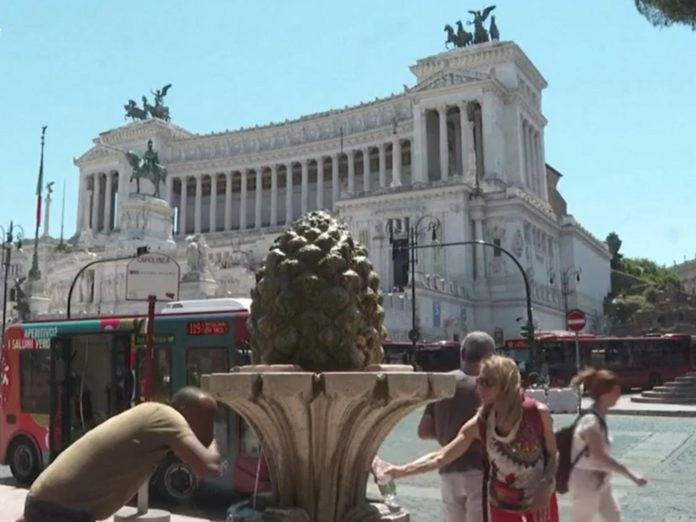 caldo roma ondata calore