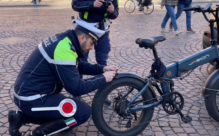 bici elettrica Polizia Locale