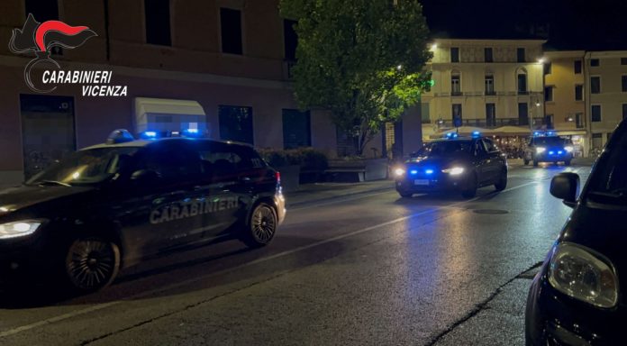 Carabinieri notte Malo