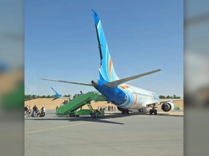 volo dirottato flydubai